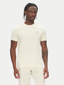 Mustang T-Shirt Austin 1016502 Beżowy Regular Fit