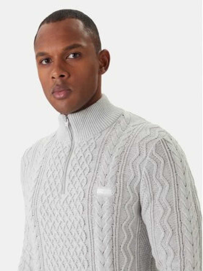 Tommy Jeans Sweter DM0DM22103 Écru Regular Fit