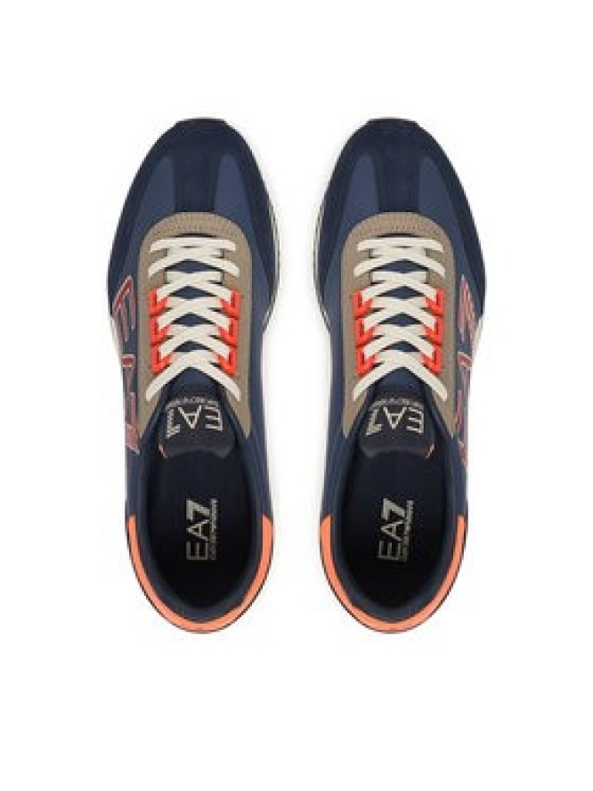 EA7 Emporio Armani Sneakersy 7X000541 AF18609 MZ579 Granatowy