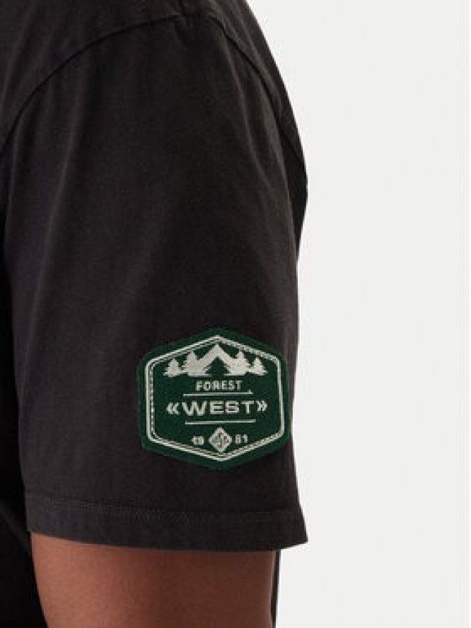 Guess T-Shirt M6RI07 KBW41 Czarny Regular Fit