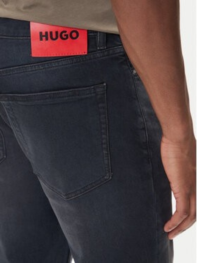 HUGO Jeansy 50547251 Granatowy Extra Slim Fit