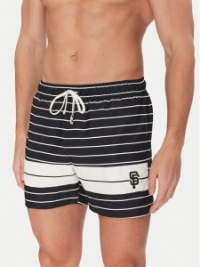 Champion Szorty kąpielowe 221043 Czarny Regular Fit