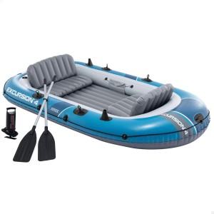 Dmuchany ponton wędkarski Intex 68325 Excursion 4os. wiosła pompka 315 cm