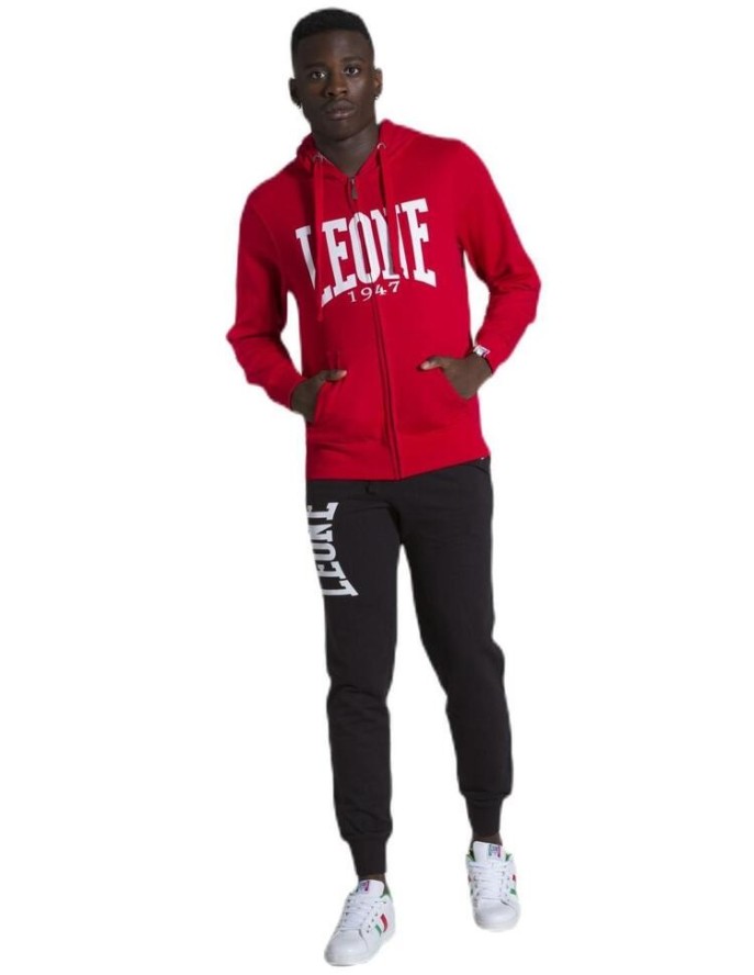 Męska zapinana na zamek bluza z kapturem Leone 1947 Apparel