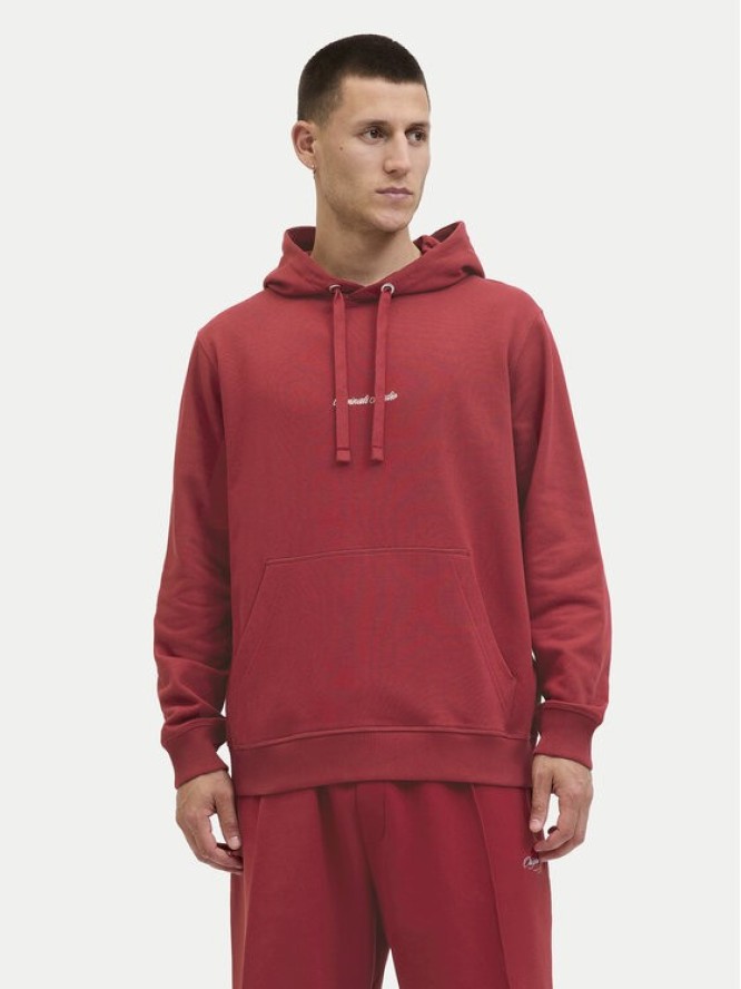 Jack & Jones Bluza Norrebro 12282861 Czerwony Relaxed Fit