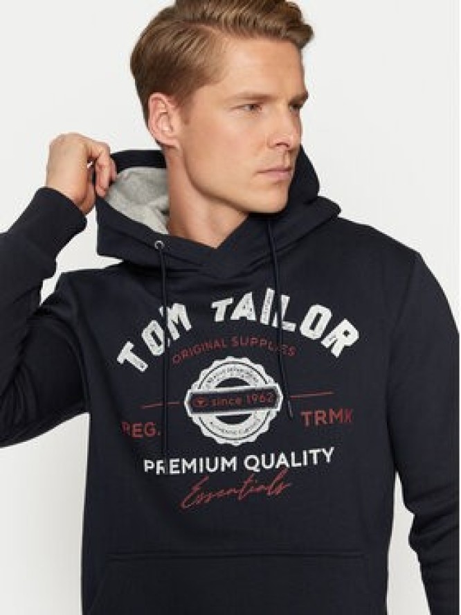 Tom Tailor Bluza 1043292 Granatowy Regular Fit