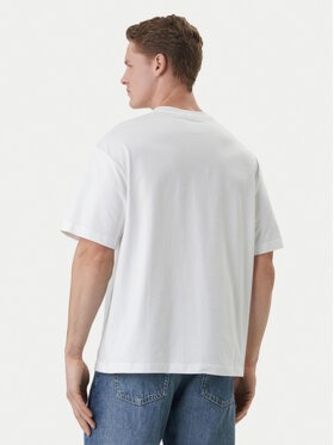 Calvin Klein Jeans T-Shirt LV04RF819G Biały Regular Fit