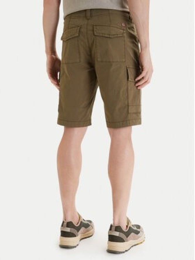 Napapijri Szorty materiałowe N-Horton NP0A4HOS Khaki Regular Fit