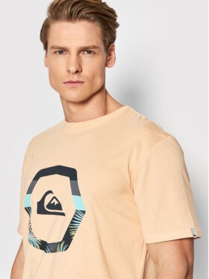 Quiksilver T-Shirt Uprise EQYZT06663 Pomarańczowy Regular Fit