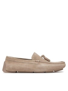 Calvin Klein Mokasyny Driver Tassels Su HM0HM02028 Beżowy