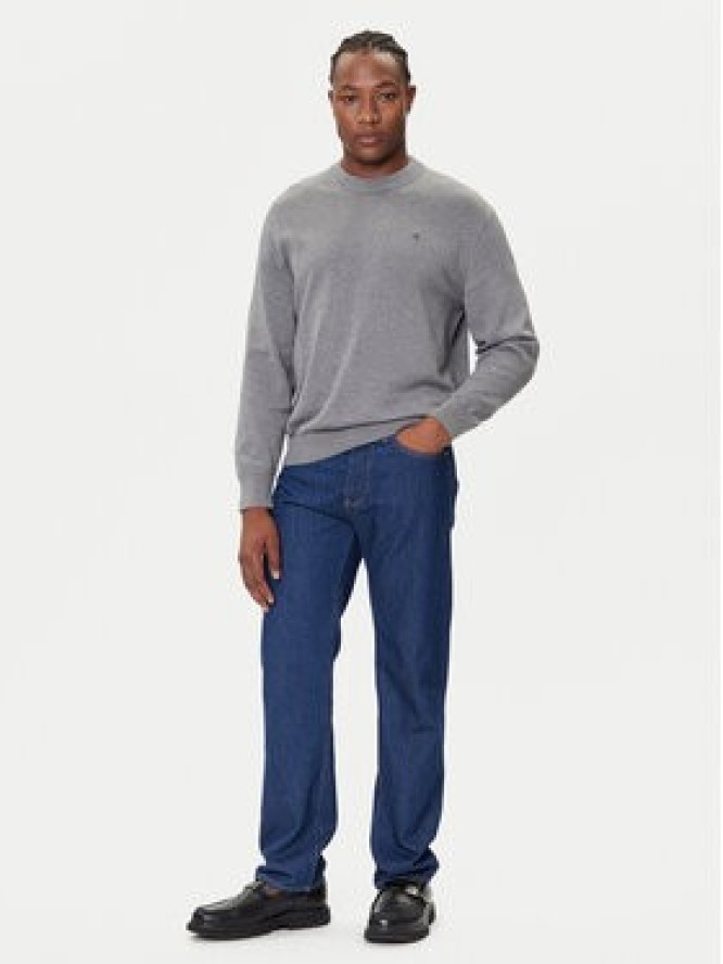Calvin Klein Jeans Sweter LV04RC309G Szary Regular Fit
