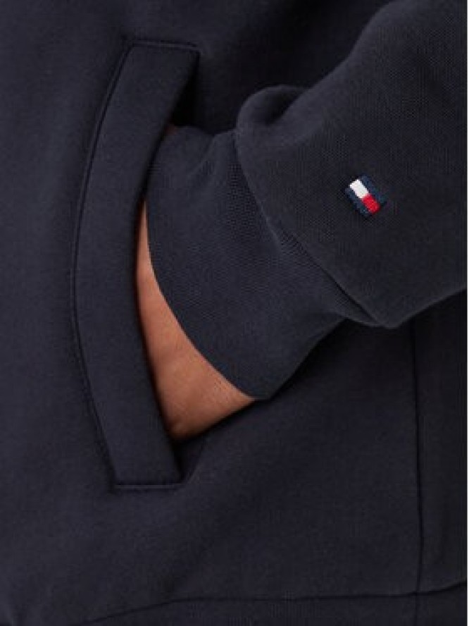 Tommy Hilfiger Bluza Arch Stand MW0MW41425 Granatowy Regular Fit