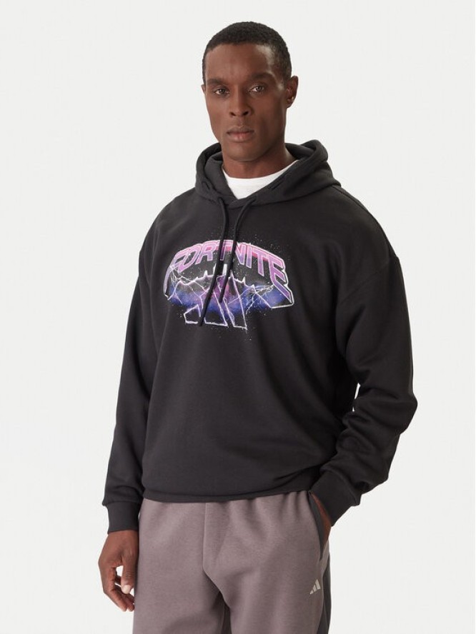 adidas Bluza Fortnite JV8018 Czarny Regular Fit