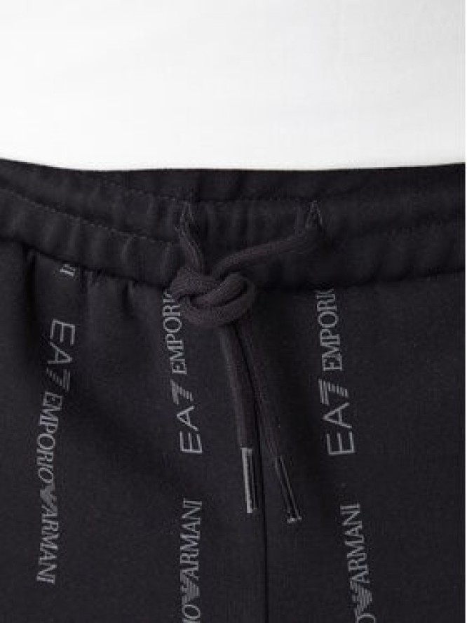 EA7 Emporio Armani Spodnie dresowe 7M001394 AF12660 FC039 Czarny Regular Fit