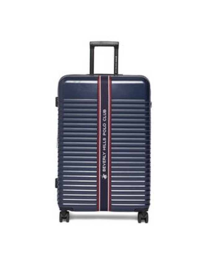 Beverly Hills Polo Club Walizka duża CEO-BHPC-L-006-08-NAVY Granatowy
