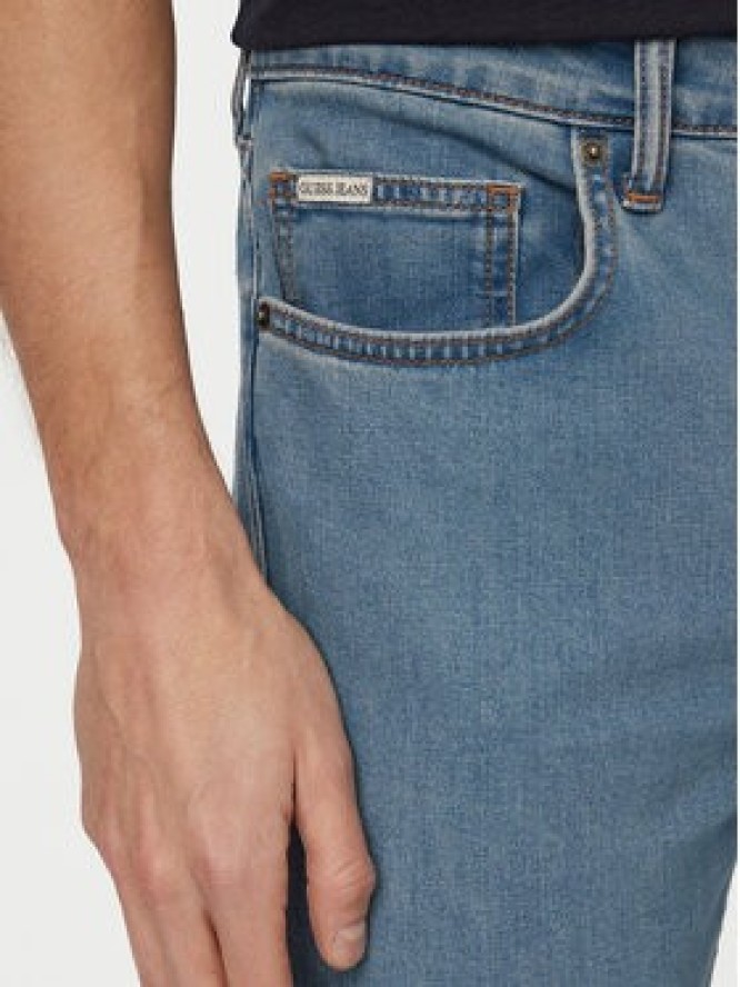 Guess T-Shirt M6GI21 K3053 Granatowy Regular Fit