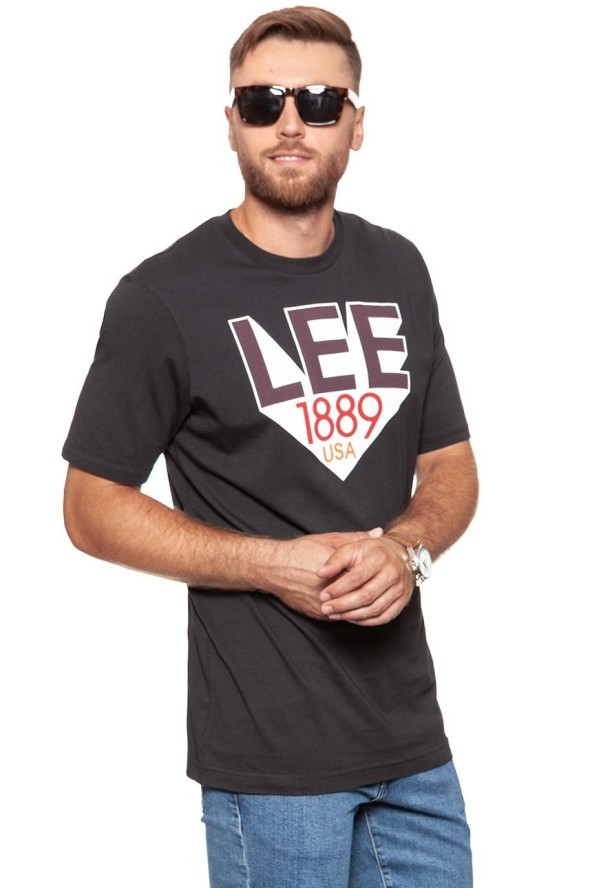 LEE T SHIRT RETRO T FADED BLACK (TALL) L63UAIKD 112115219