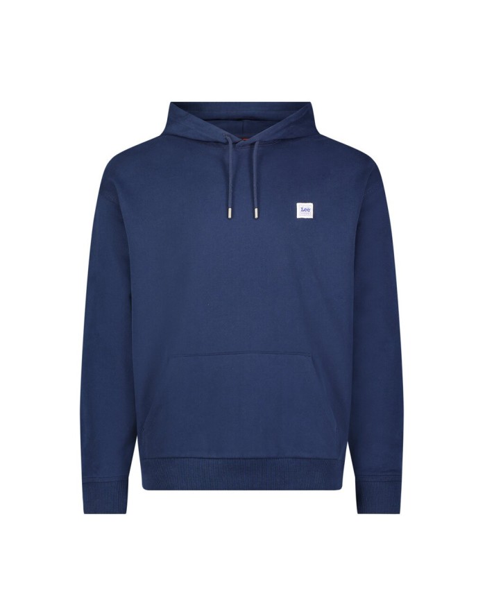 LEE WW HOODIE MĘSKA BLUZA Z KAPTUREM NIEROZPINANA INKY BLUE 112355612 LM02008543