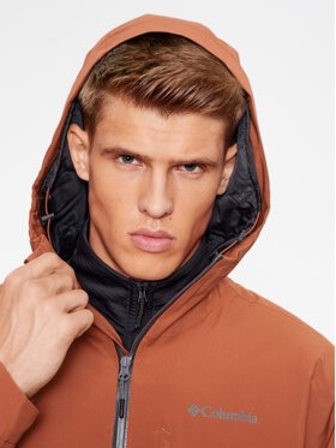 Columbia Kurtka outdoor Explorer's Edge™ Insulated Jacket Pomarańczowy Regular Fit