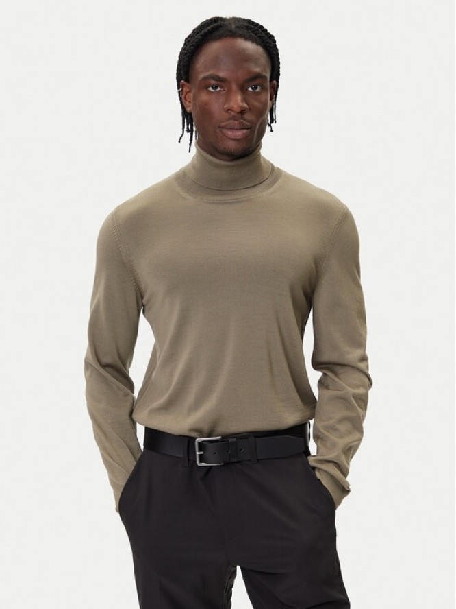 BOSS Golf Musso-P 50468262 Brązowy Slim Fit