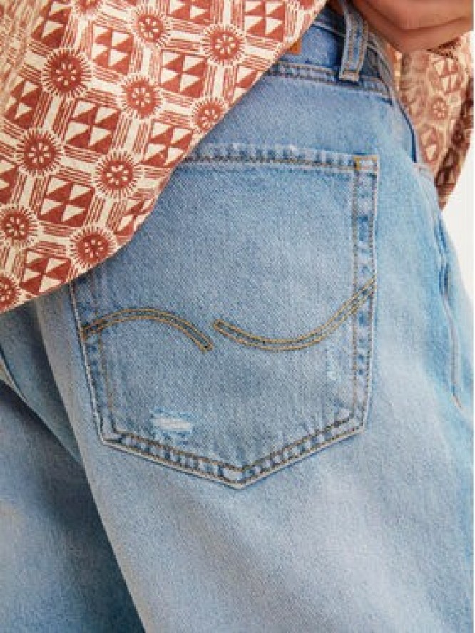 Jack & Jones Szorty jeansowe Jjitony 12252653 Niebieski Loose Fit