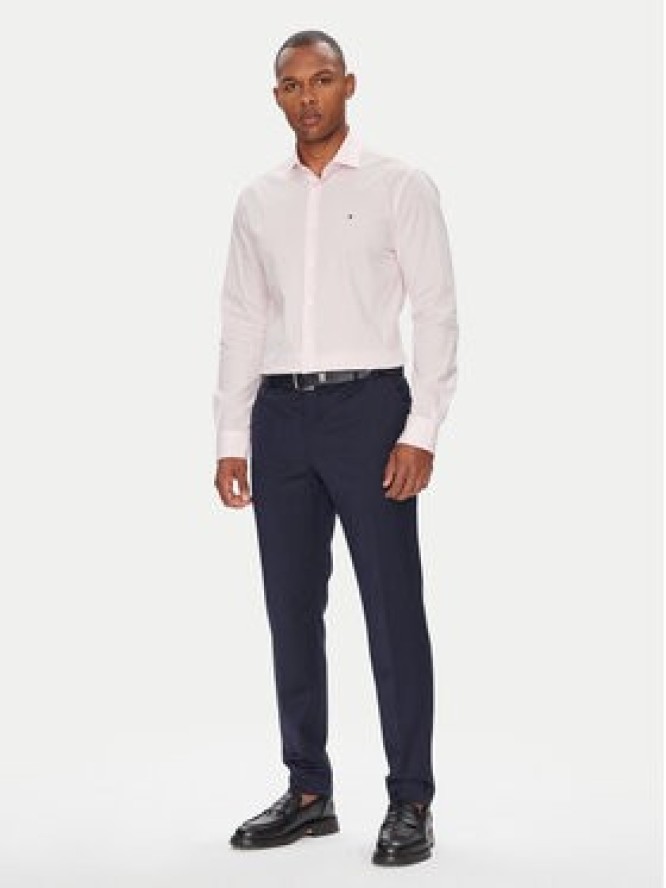 Tommy Hilfiger Koszula MW0MW38347 Różowy Slim Fit