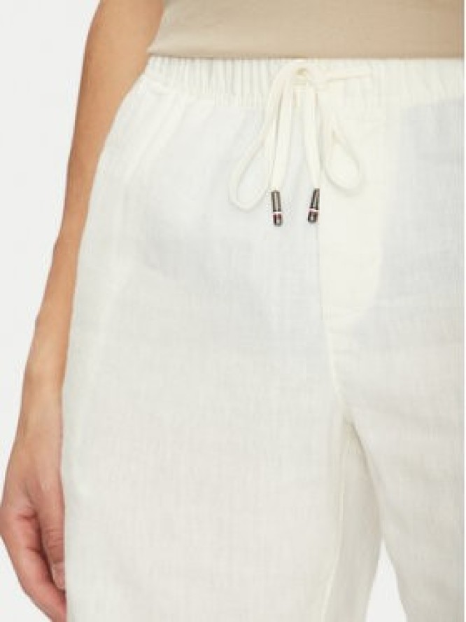 Tommy Hilfiger Szorty materiałowe Harlem MW0MW37804 Écru Regular Fit