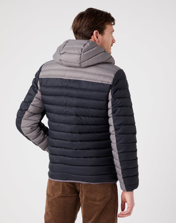 WRANGLER PUFFER JACKET MĘSKA KURTKA PRZEJŚCIOWA BLACK W4B1WA100 112319309