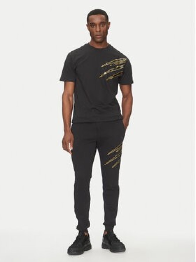 Plein Sport T-Shirt SAEC MTK8019 STE001N Czarny Regular Fit