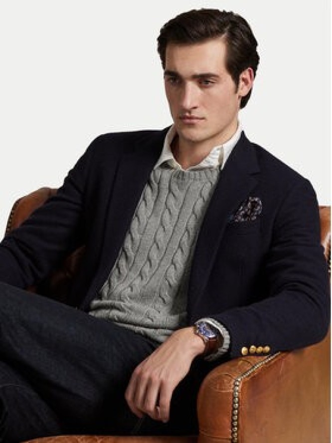 Polo Ralph Lauren Sweter 710775885013 Szary Regular Fit