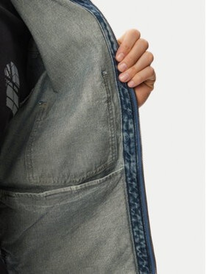 BOSS Kurtka jeansowa Luney BO 50566465 Niebieski Regular Fit