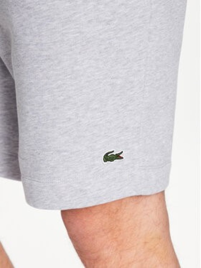 Lacoste Szorty sportowe GH9627 Szary Regular Fit