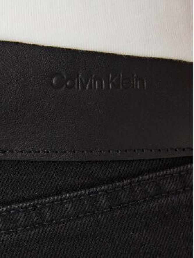 Calvin Klein Jeansy LV04RF938G Czarny Straight Fit