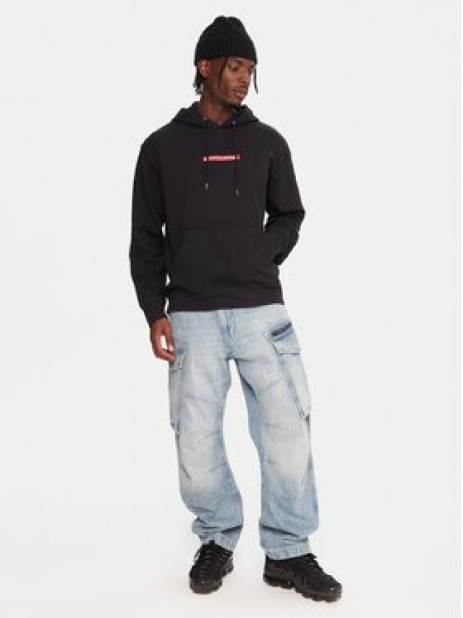 Quiksilver Bluza Dna EQYFT05121 Czarny Oversize