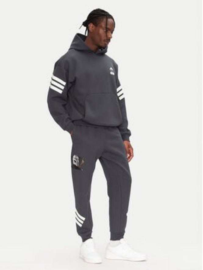 adidas Spodnie dresowe Star Wars The Mandalorian™ JI5724 Szary Regular Fit