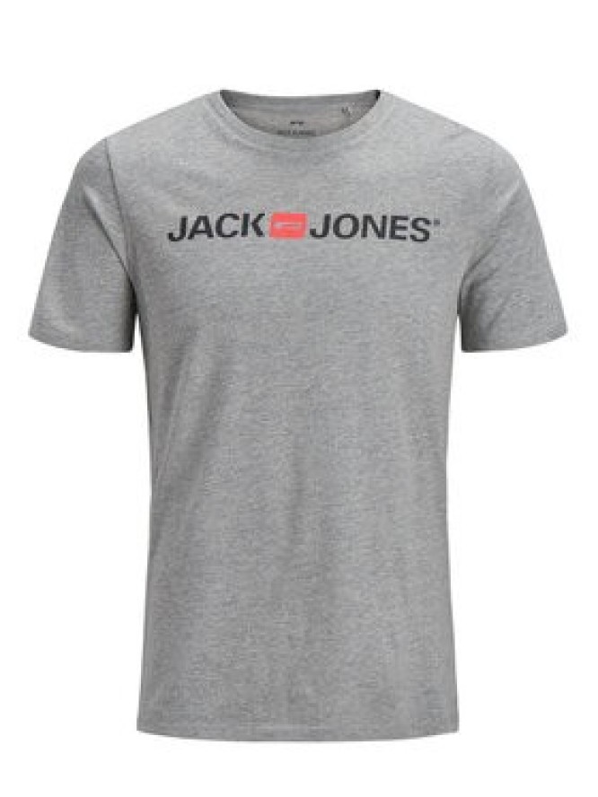 Jack & Jones T-Shirt Corp Logo 12137126 Szary Slim Fit