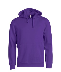 clique Basic Hoody bluza z kapturem unisex, wykończenie antymech – bright lilac