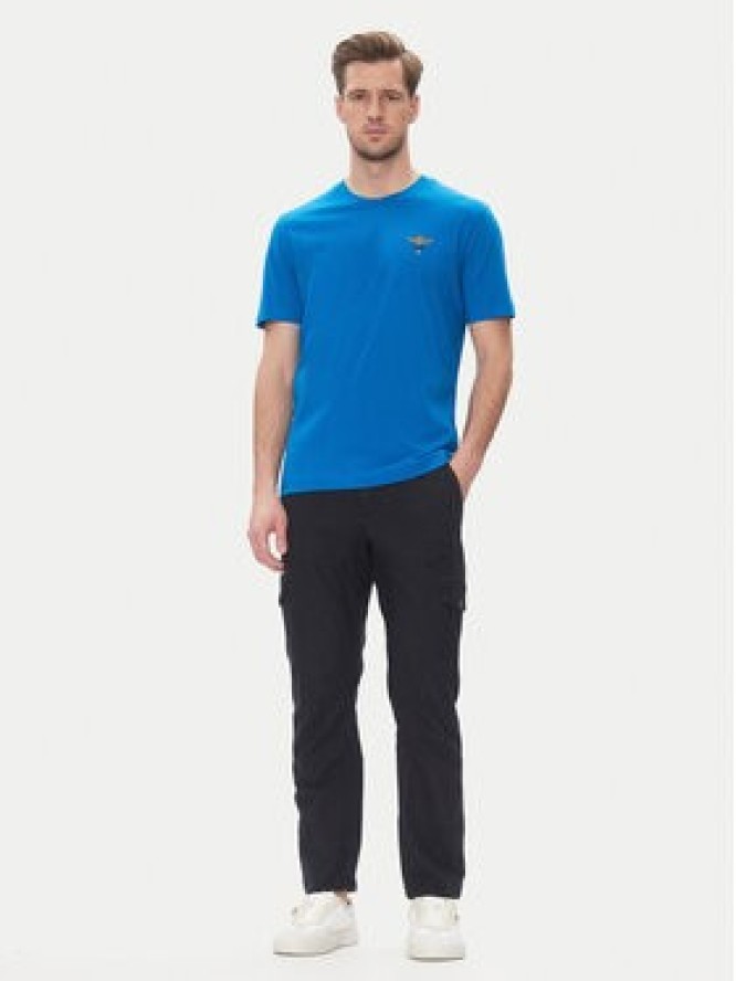 Aeronautica Militare T-Shirt 251TS1580J372 Niebieski Regular Fit