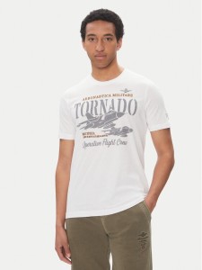 Aeronautica Militare T-Shirt 251TS2405J641 Biały Regular Fit