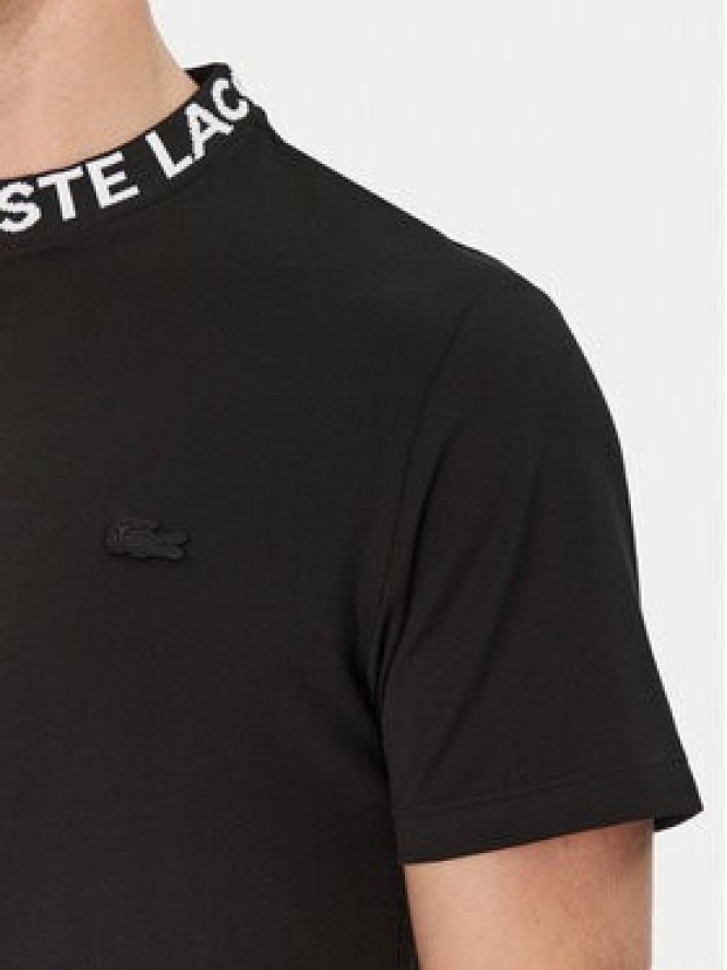 Lacoste T-Shirt TH9582 Czarny Regular Fit