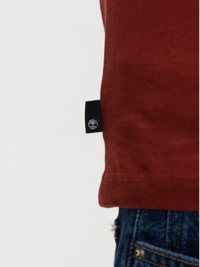 Timberland T-Shirt TB0A5UPQ Czerwony Regular Fit
