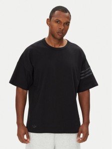 adidas T-Shirt Neuclassics HZ3700 Czarny Oversize