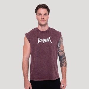 Tank top męski fitness bez rękawów Spike