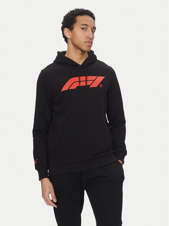 Puma Bluza F1 Ess Logo 625853 Czarny Regular Fit
