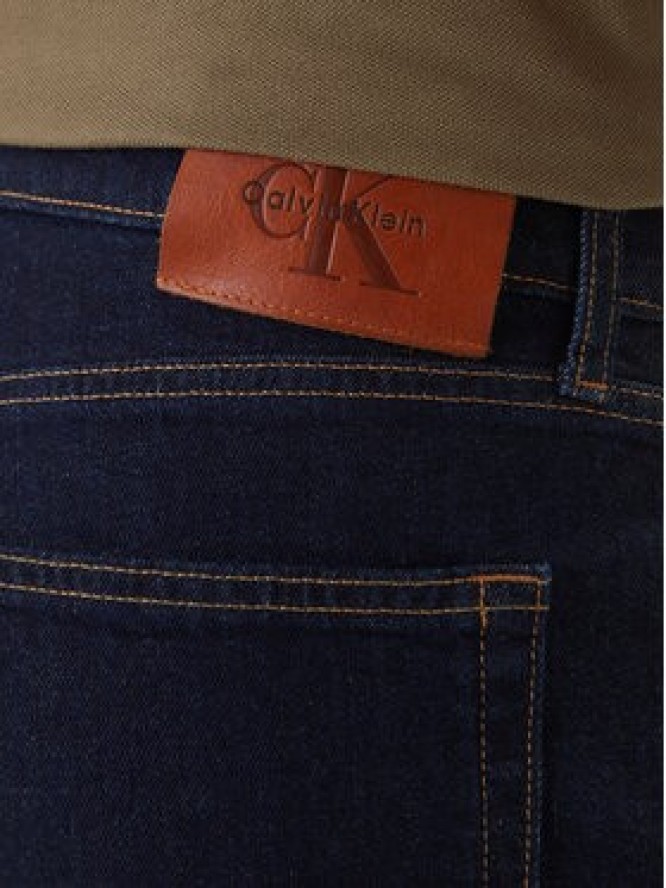 Calvin Klein Jeans Jeansy LV04RF946G Granatowy Straight Fit