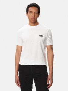 KARL LAGERFELD T-Shirt 755781 563235 Biały Regular Fit