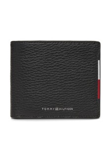 Tommy Hilfiger Portfel Central Cc Flap And Coin AM0AM13515 Czarny