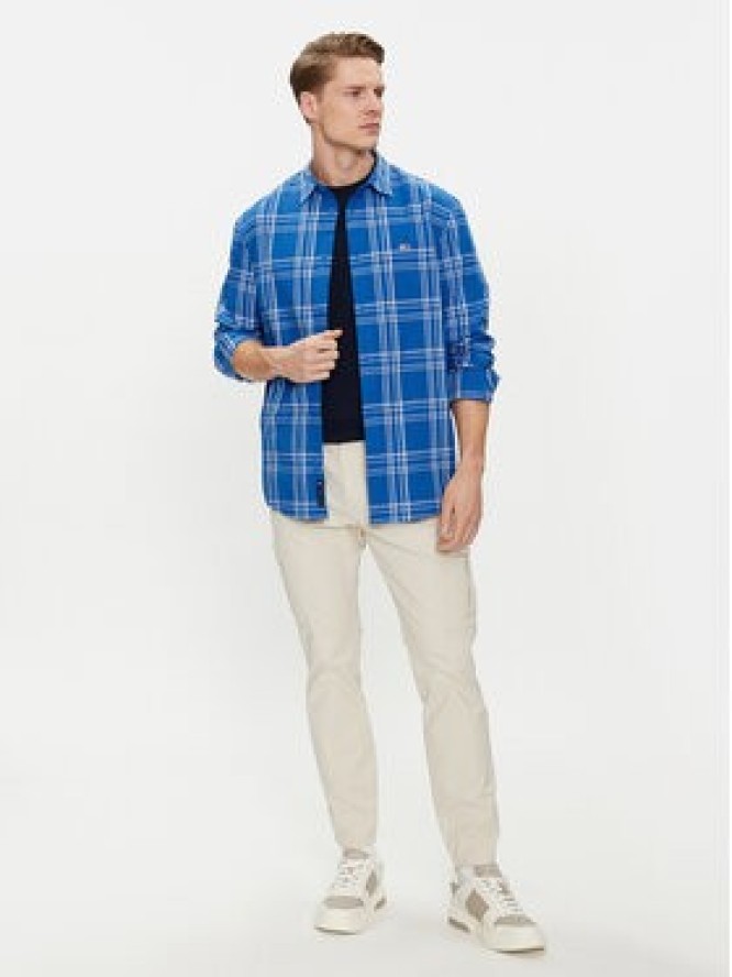 Tommy Jeans Koszula Poplin DM0DM18968 Niebieski Regular Fit