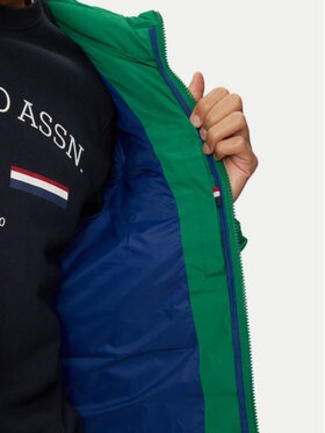 U.S. Polo Assn. Kurtka zimowa MUP3600 Zielony Regular Fit