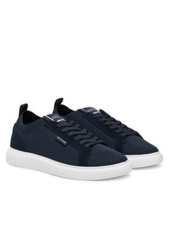 Tommy Hilfiger Sneakersy Light Cupsole Knit Seasonal FM0FM05403 Granatowy